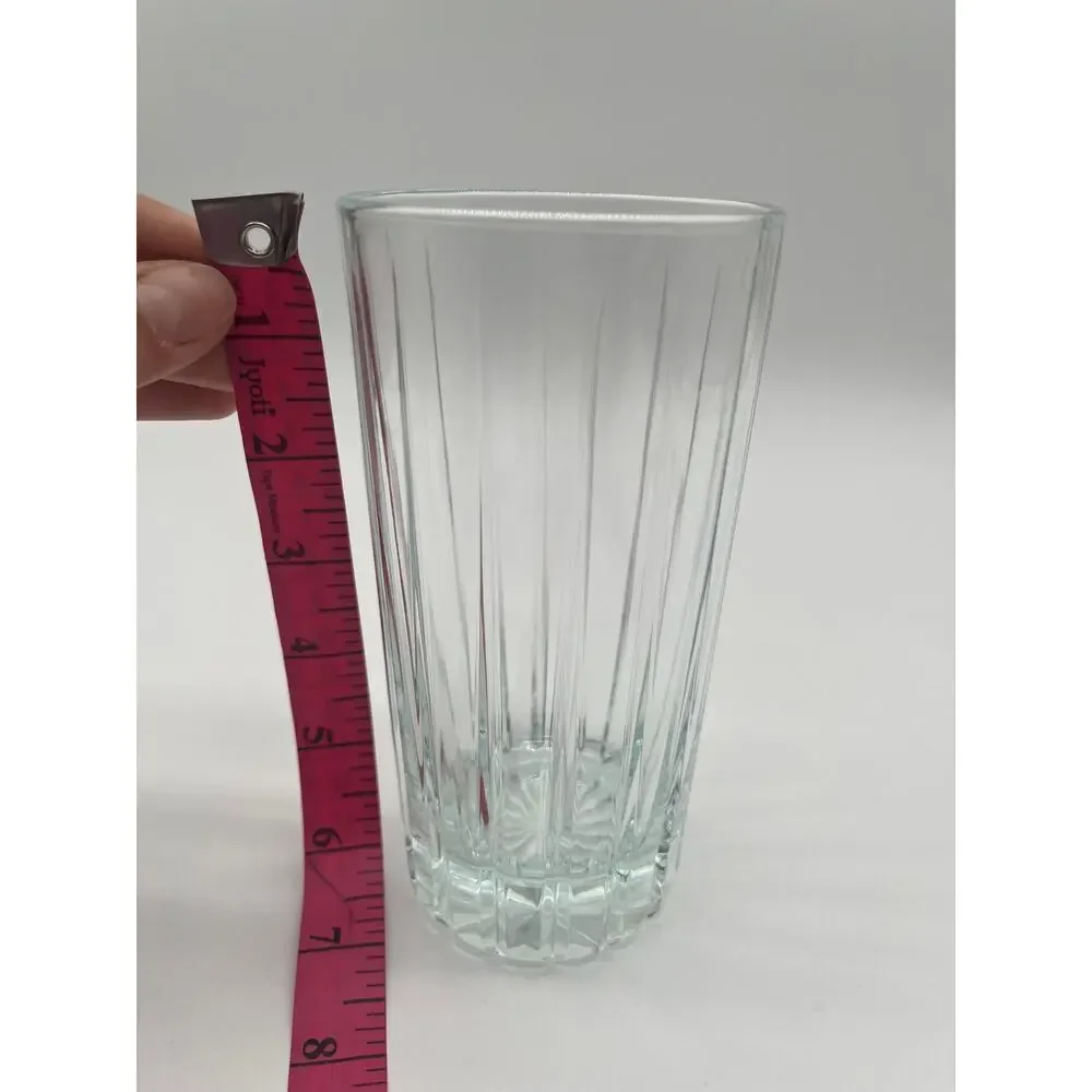 Baccarat Harmonie Crystal Classic Drinkware Paneled Tapered Highball Tumbler 6